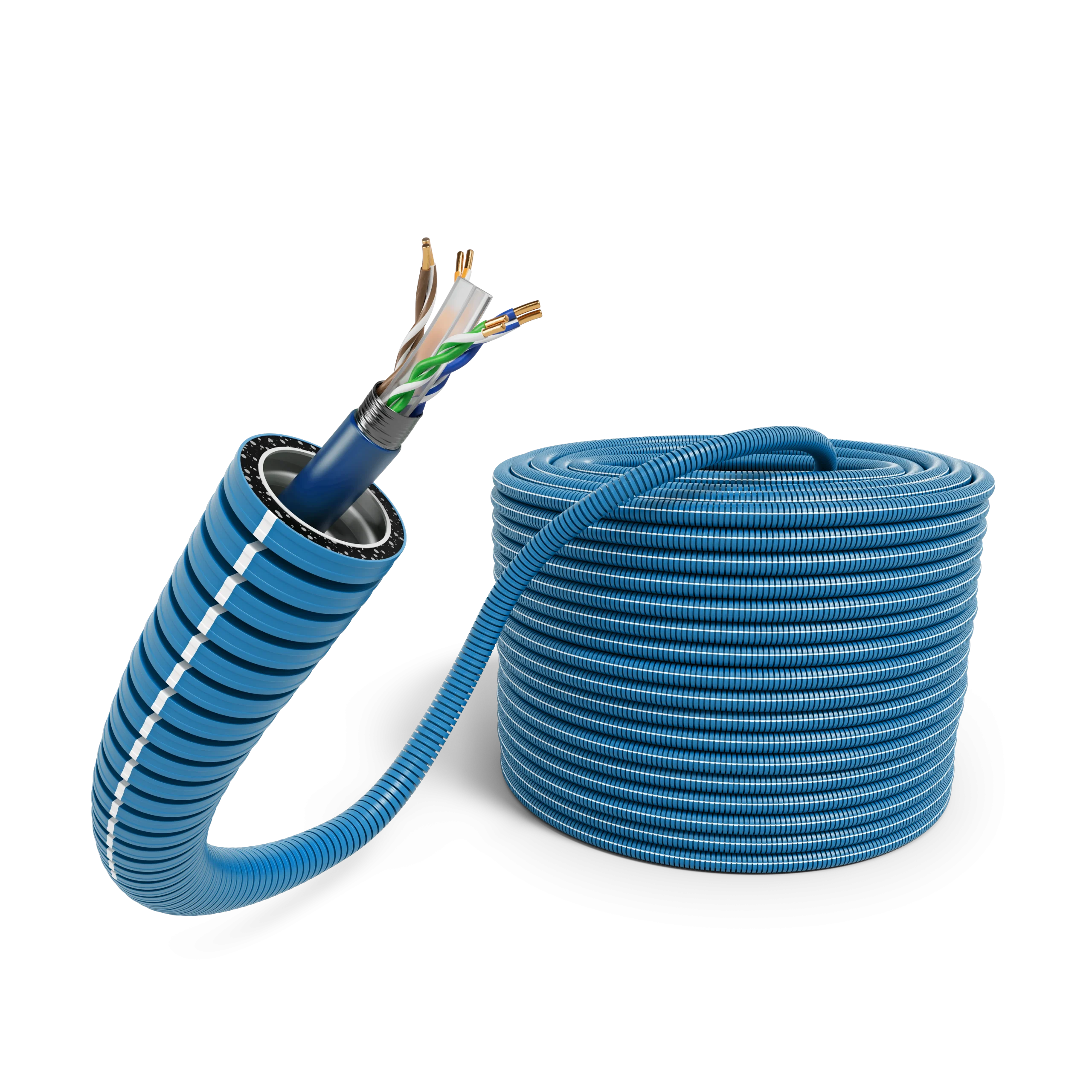 Flexible Conduit 16/F/UTP6A iCable rPP R100